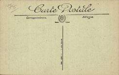 Laffitte houses - the Castle - Chimney of the Village hall - Potrait of Louis XIV - CPA