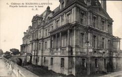 Laffitte houses - the Castle - Side wall - CPA