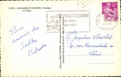 Sands Olonne - the Beach - CPA