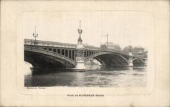 Suresnes - el puente - CPA