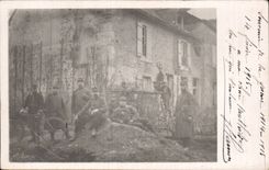 Real photo Militaria Soldiers 1915