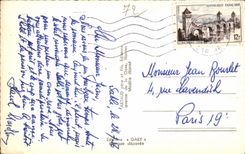 Sand on the Sarthe - Souvenir - CPA