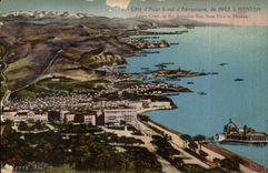 Agradable tiene Menton - dimension Azur tiene aeroplano del vol - CPA