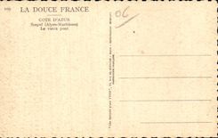 Sospel - el puente viejo - CPA