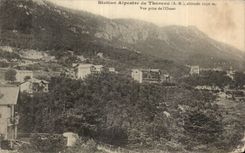 Estacion alpestre de Thorenc - visto de occidental - CPA