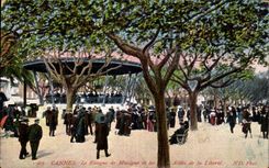 Cannes - the Kiosk of Music - Alleys of Freedom - CPA