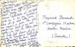 Antibes - entrada del puerto - CPA