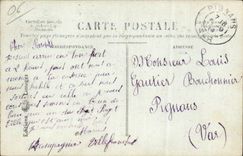 Villefranche on Sea - the Old city - Sight of the Path of Greenhouses - CPA