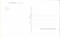 Cannes - the Port - CPA