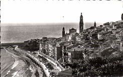 Menton - View of the Old man Menton - CPA