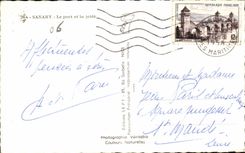 Sanary - the Port and the Pier - CPA