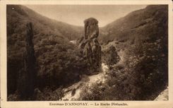 Surroundings Annonay - the Pereandre Rock - CPA