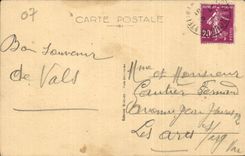 Valleys les Bains - a Corner of the Park - CPA