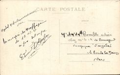 Real photo Militaria Soldiers Rescapes Hospital opposite Salonique 1917