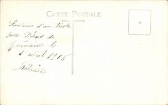 Real photo Militaria Hairy Soldier Day of the departure Clermont Ferrand