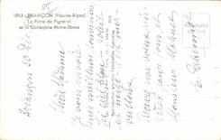 Briancon - the Gate of Pigneral - CPA