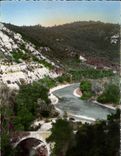 Greoux les Bains - the Bridge of Collostre - CPA