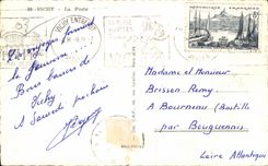 Vichy - La Poste - CPA