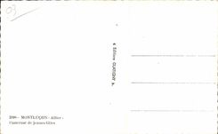 Montlucon - L Internat de Jeunes Filles - CPA