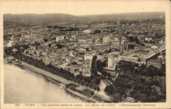 Vichy - Vue Generale prise en avion - CPA