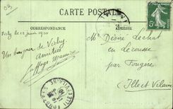 Vichy - Vue prise dans le Parc - CPA