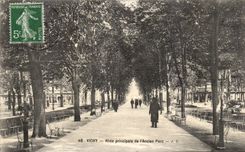 Vichy - Allee Principale de l Ancien Parc - CPA 
