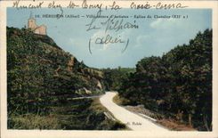 Hedgehog - Church of Chateloy - CPA