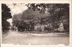 Montlucon - Avenue Jules Ferry - Le Monument aux Morts - CPA 