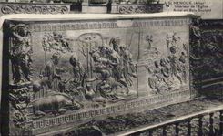 Menoux - Church - Furnace bridge out of wooden carves - CPA