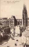 Moulins - Place Achilles Roche and Church of the Sacring Heart - CPA