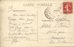 St Germain of the Pits - Bridge of the Railroad on Allier - CPA