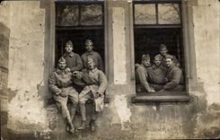Real photo Militaria Soldiers Bitche 1927