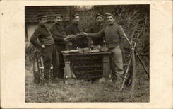 Real photo Militaria Soldiers Marketing year 1914