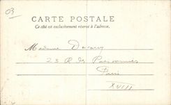 Gannat - Old woman Gate - CPA