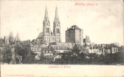 Moulins - Cathedral and Prison - CPA