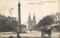 Moulins - Place Allier - CPA