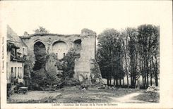 Laon - Interior of the Ruins of the Gate of Soissons - CPA