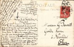 Real photo Militaria Soldiers Bourges 1912