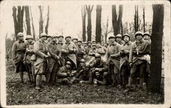 Real photo Militaria Soldiers Fort Bellecroix 1927