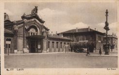 Laon - La Gare - CPA 