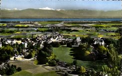 Divonne les Bains - Air Sight on the City - CPA