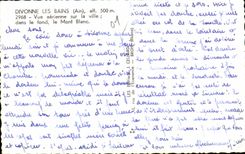 Divonne les Bains - Air Sight on the City - CPA