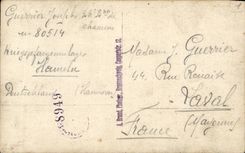 CARTE PHOTO Militaria Soldat Hannover Hannovre