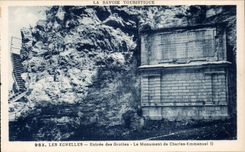 Scales - Entrance of the Caves - the Monument of Charles Emmanuel II - CPA