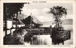 The Lake of Le Bourget - the Pier - Nautical Club Chamberien - CPA