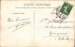 CARTE PHOTO Militaria Soldats Plouguenast