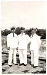 CARTE PHOTO Militaria Soldats Marins 1954