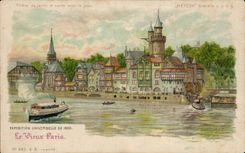 CPA Paris Fair universal of 1900 the Paris old man