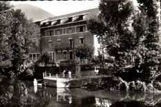 Lechere les Bains - the Refreshment bar and Hotel of the Baths - CPA