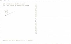 Lechere les Bains - the Refreshment bar and Hotel of the Baths - CPA